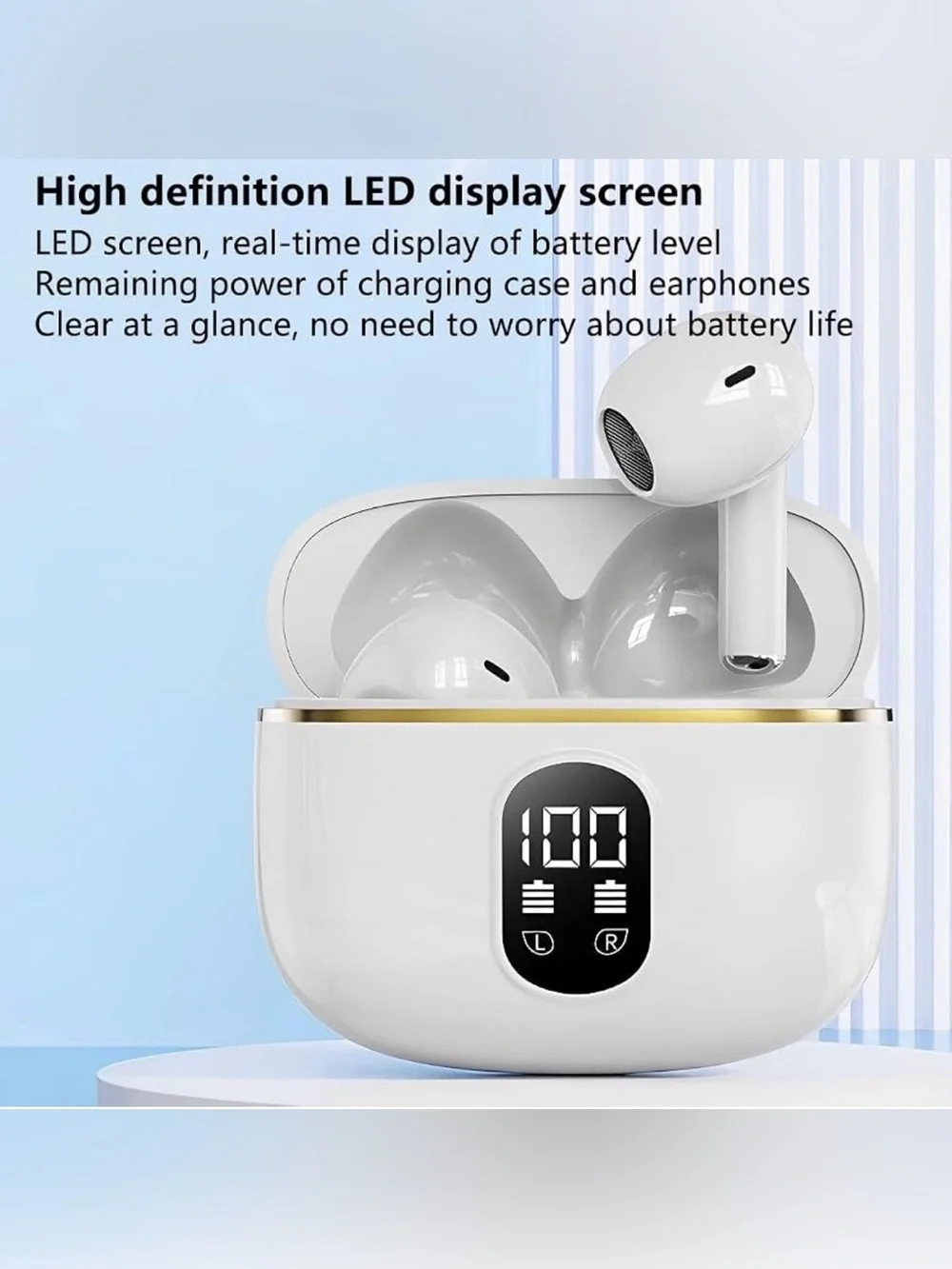 X87 True Wireless Stereo Earphones - White